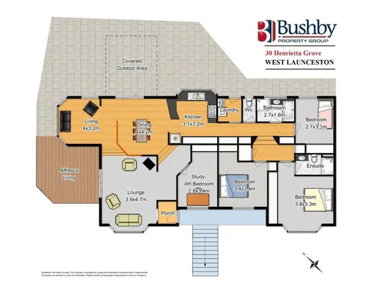 Floorplan of Homely house listing, 30 Henrietta Grove, West Launceston TAS 7250