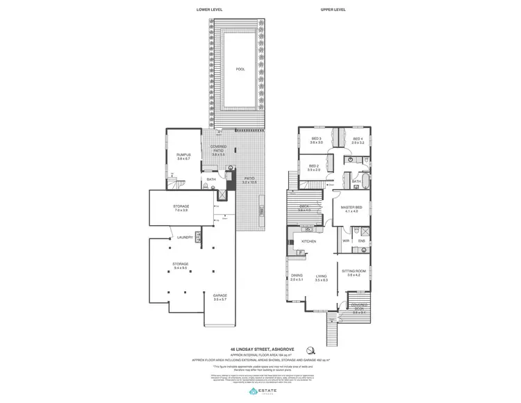 Floorplan of Homely house listing, 46 Lindsay Street, Ashgrove QLD 4060