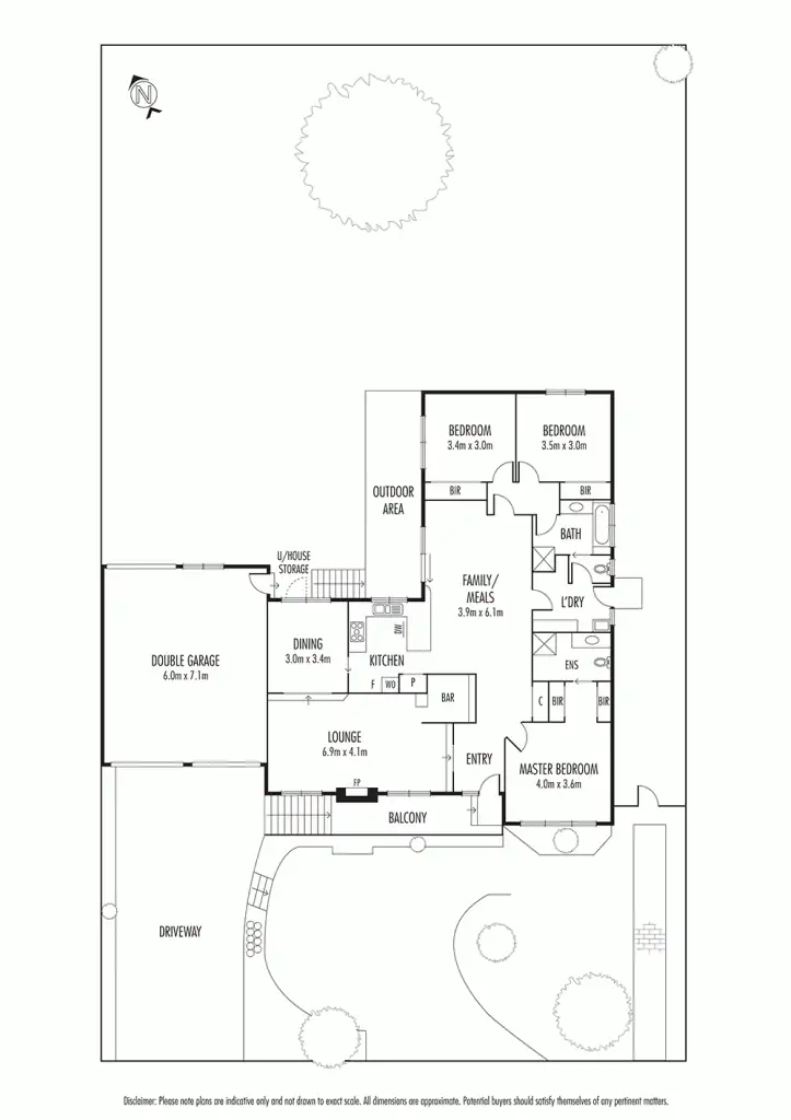 Floorplan of Homely house listing, 7 Ashton Avenue, Mooroolbark VIC 3138