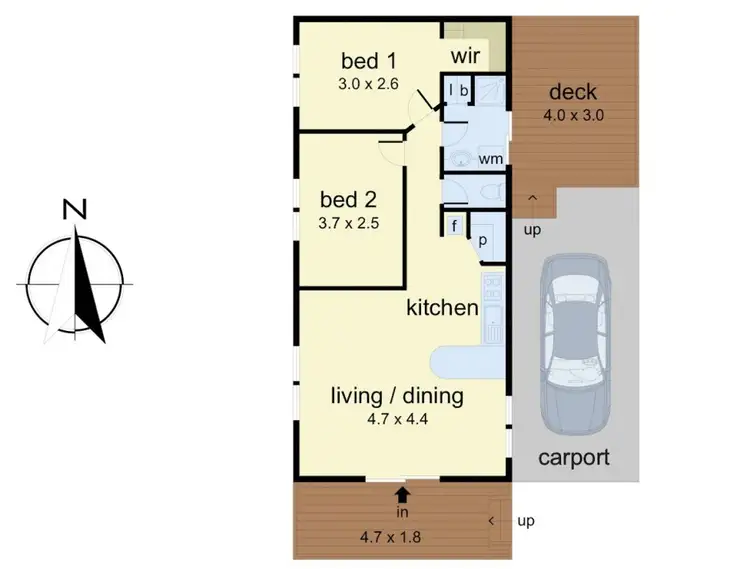 Floorplan of Homely house listing, 74/300 Kings Point Drive, Ulladulla NSW 2539