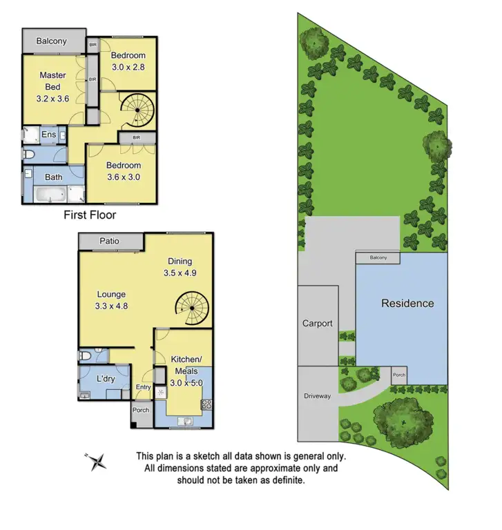 Floorplan of Homely unit listing, 12 Park Close, Heathmont VIC 3135