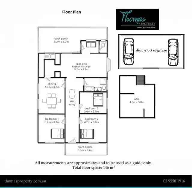 Floorplan of Homely house listing, 1 Kingston Street, Haberfield NSW 2045
