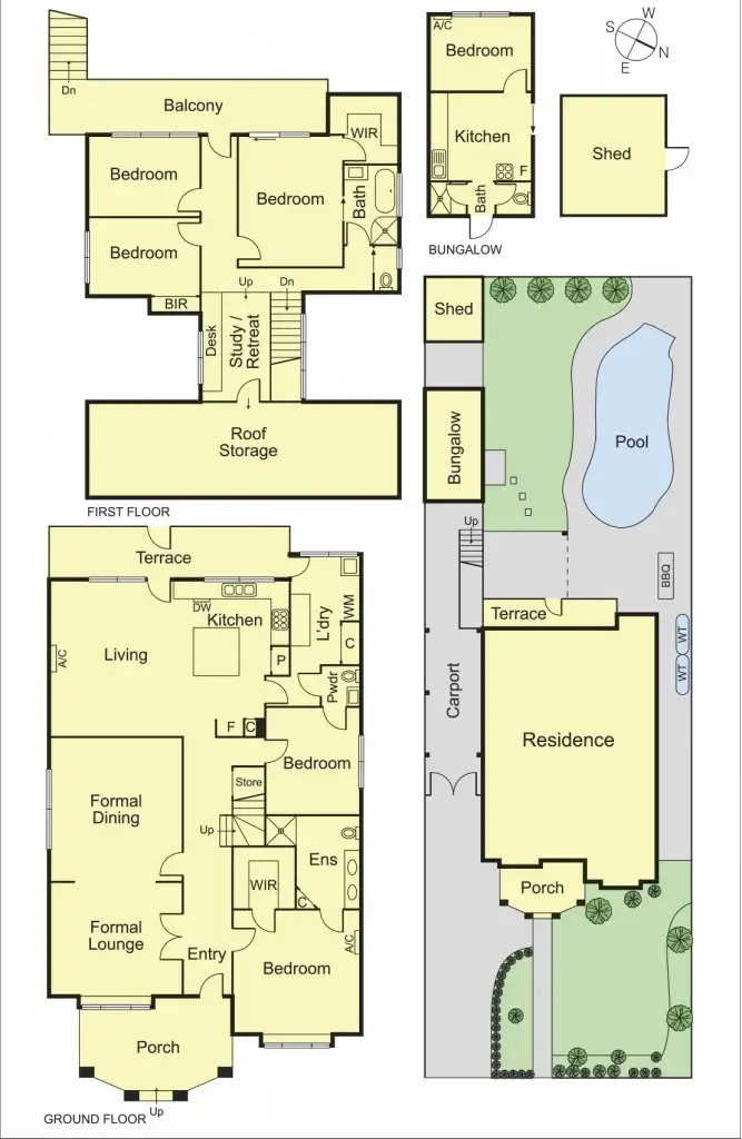Floorplan of Homely house listing, 1 Moore Street, Caulfield South VIC 3162