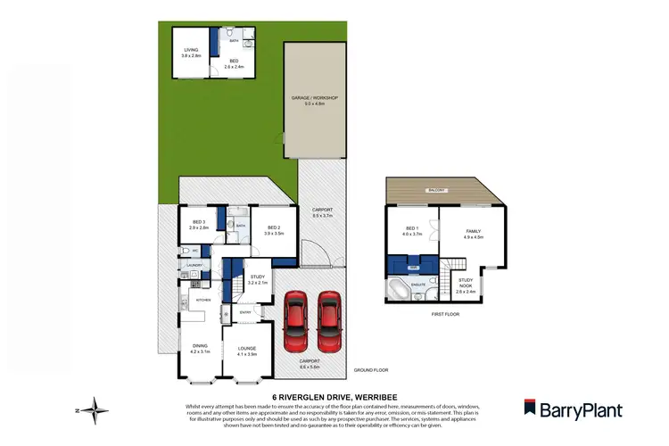 Floorplan of Homely house listing, 6 Riverglen Drive, Werribee VIC 3030
