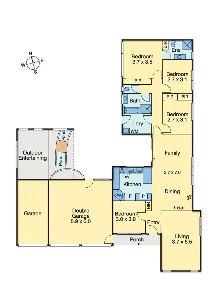 Floorplan of Homely house listing, 47 Harrap Road, Mount Martha VIC 3934