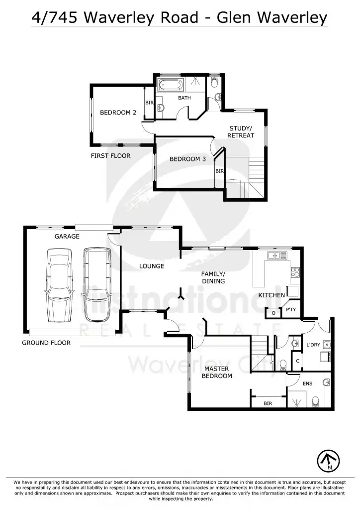 Floorplan of Homely townhouse listing, 4/745 Waverley Road, Glen Waverley VIC 3150