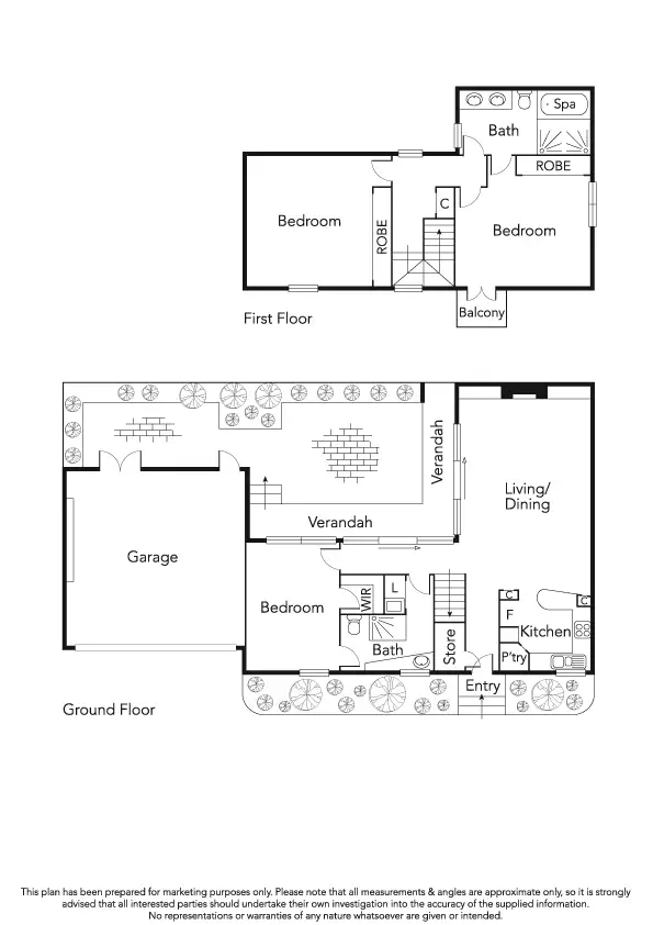 Floorplan of Homely house listing, 6/35 John Street, Elwood VIC 3184
