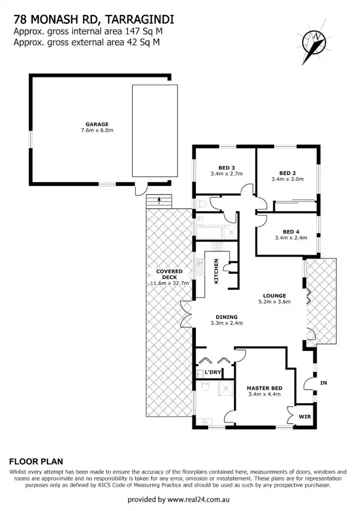 Floorplan of Homely house listing, 78 Monash Road, Tarragindi QLD 4121