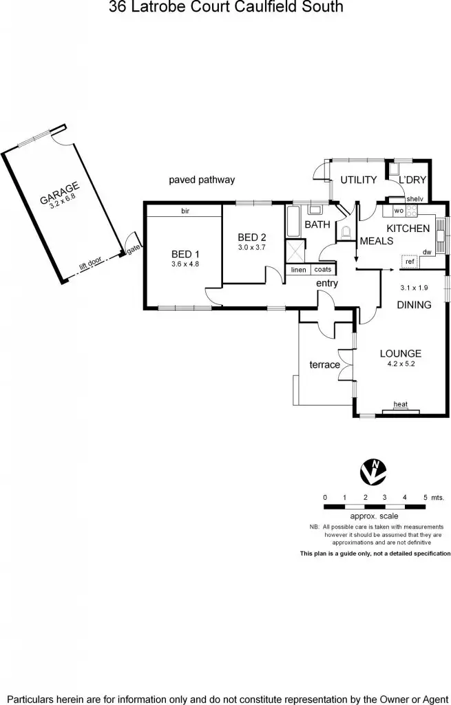 Floorplan of Homely house listing, 36 Latrobe Court, Caulfield South VIC 3162