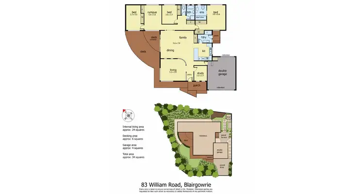 Floorplan of Homely house listing, 83 William Road, Blairgowrie VIC 3942