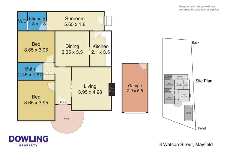 Floorplan of Homely house listing, 8 Watson Street, Mayfield NSW 2304