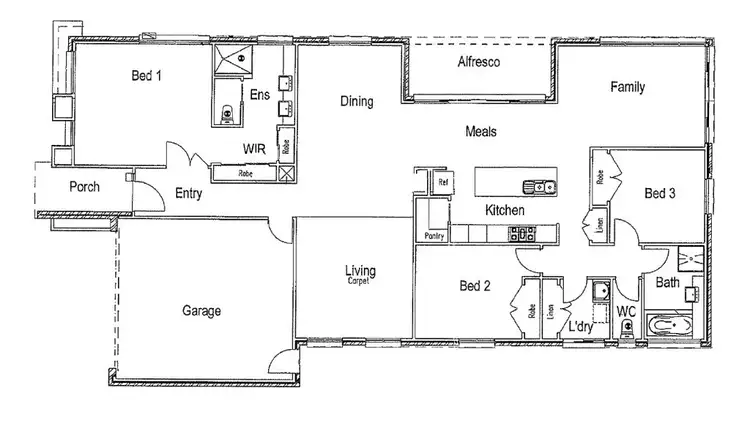 Floorplan of Homely house listing, 17 Fantail Crescent, Williams Landing VIC 3027