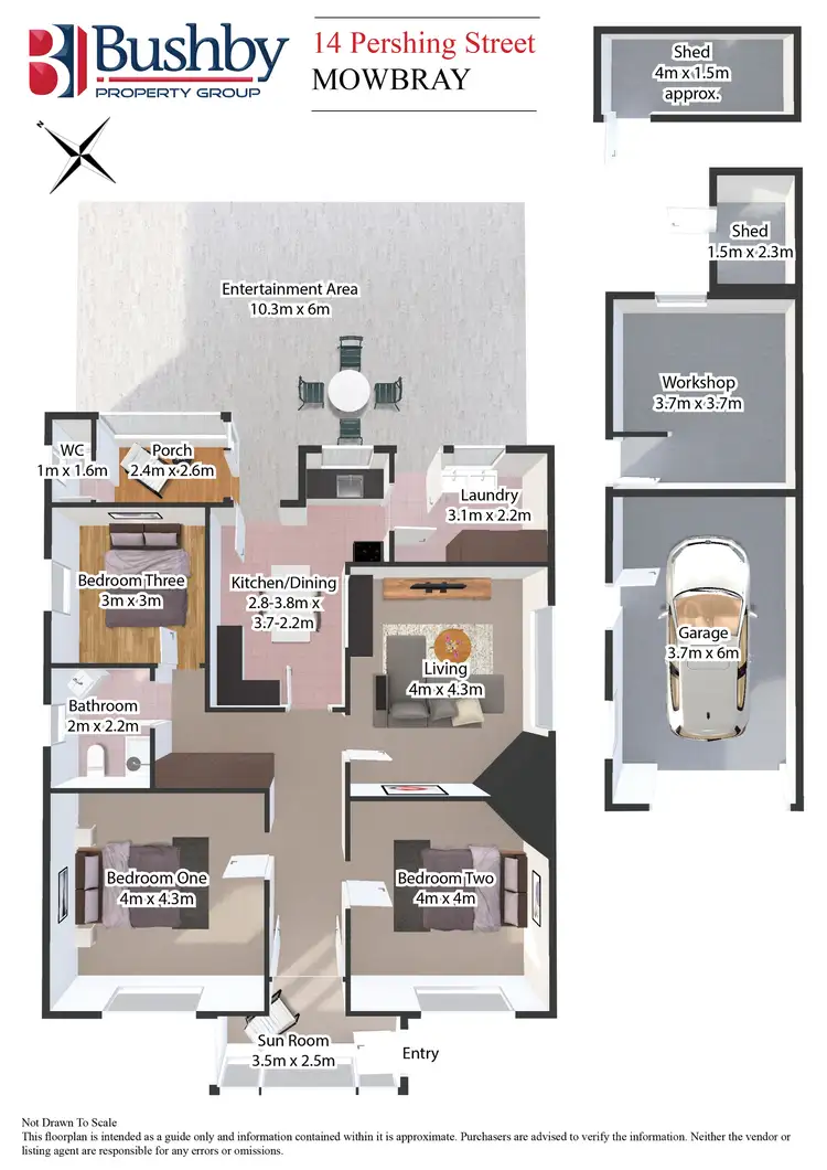 Floorplan of Homely house listing, 14 Pershing Street, Mowbray TAS 7248