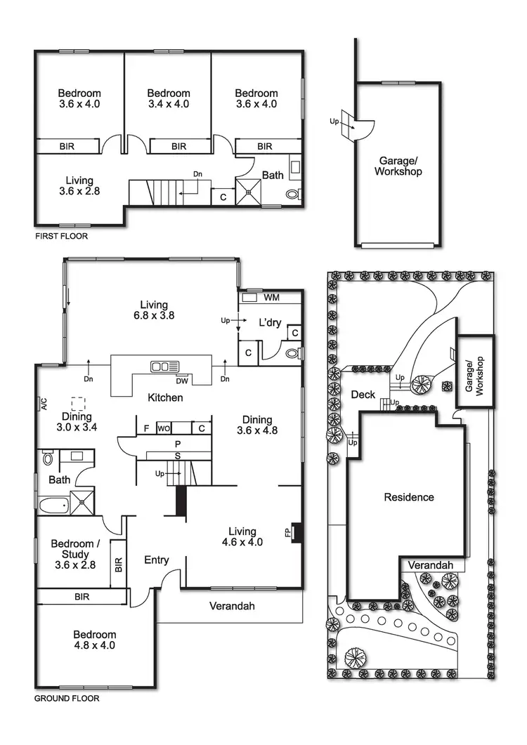 Floorplan of Homely house listing, 1 Norman Street, Mckinnon VIC 3204