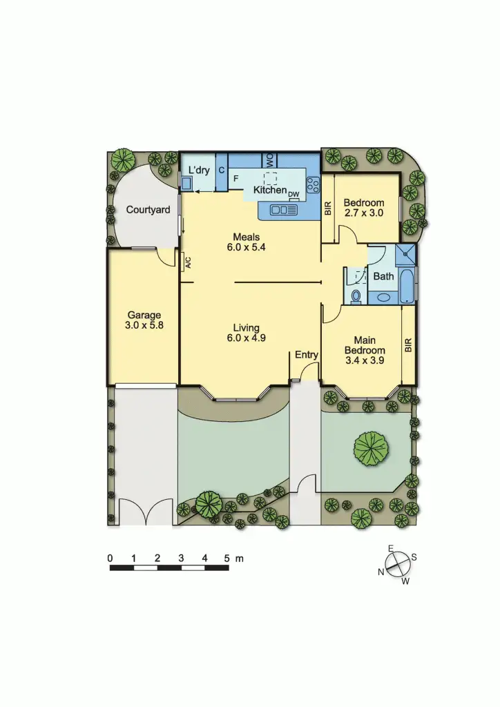 Floorplan of Homely unit listing, 1/16 Capulet Street, Moonee Ponds VIC 3039