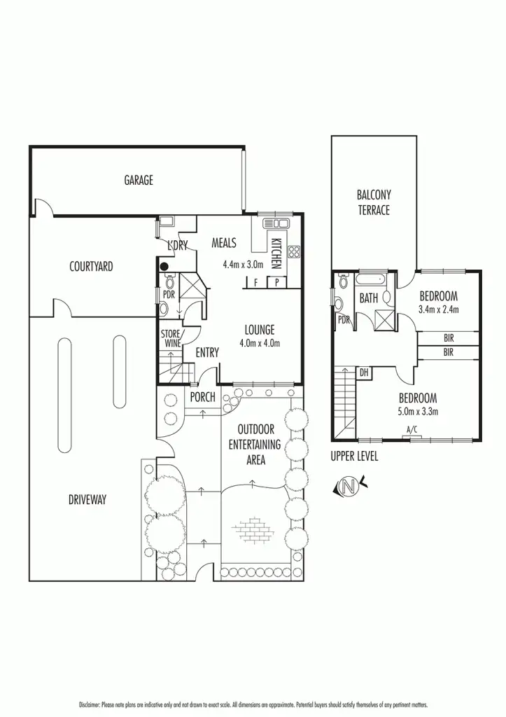 Floorplan of Homely townhouse listing, 3/4 Griffiths Street, Caulfield South VIC 3162