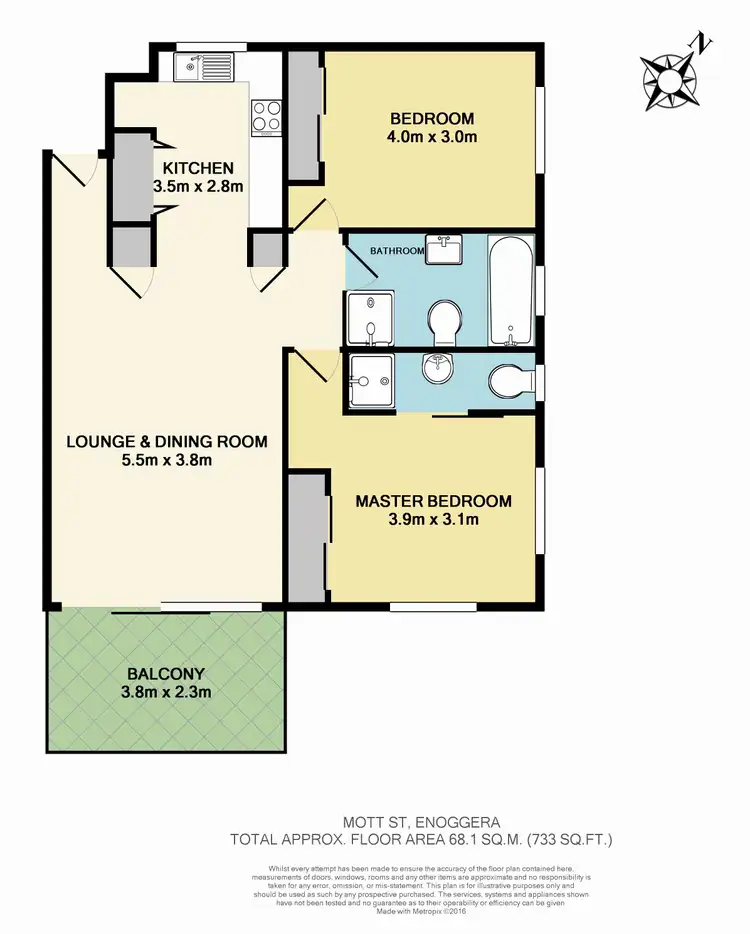 Floorplan of Homely unit listing, 7, LOT 7, 40 Mott Street, Gaythorne QLD 4051