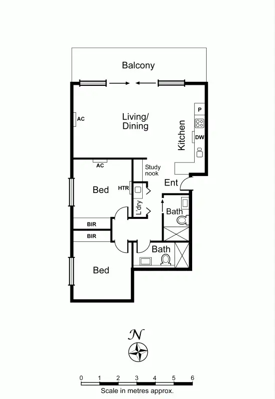 Floorplan of Homely apartment listing, 8/336 Neerim Rd, Carnegie VIC 3163