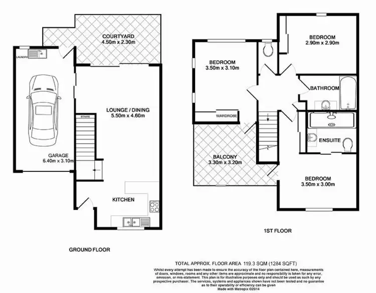 Floorplan of Homely townhouse listing, 1/27 Grasspan Street, Zillmere QLD 4034