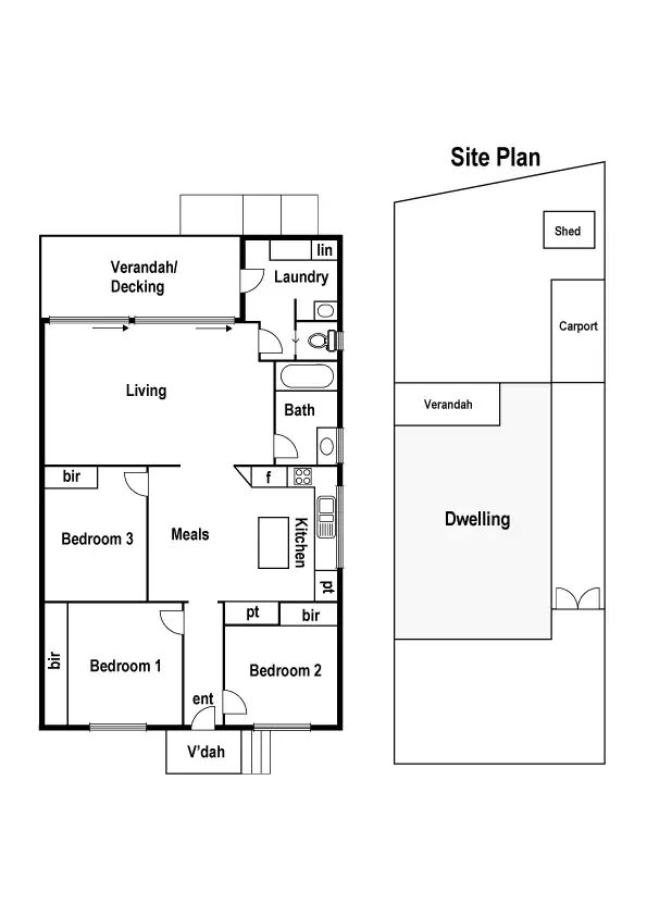 Floorplan of Homely house listing, 80 Winter Crescent, Reservoir VIC 3073