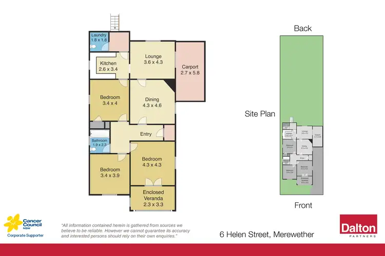 Floorplan of Homely house listing, 6 Helen Street, Merewether NSW 2291
