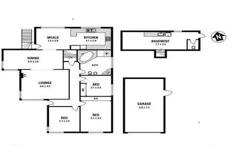 Floorplan of Homely house listing, 134 John Street, Glenroy VIC 3046
