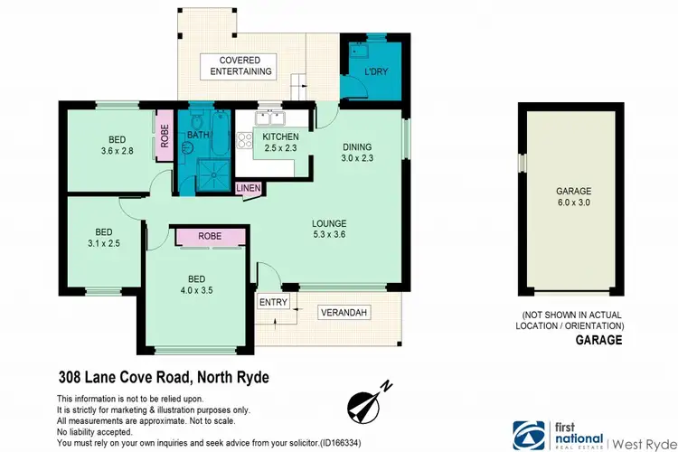 Floorplan of Homely house listing, 308 Lane Cove Road, North Ryde NSW 2113