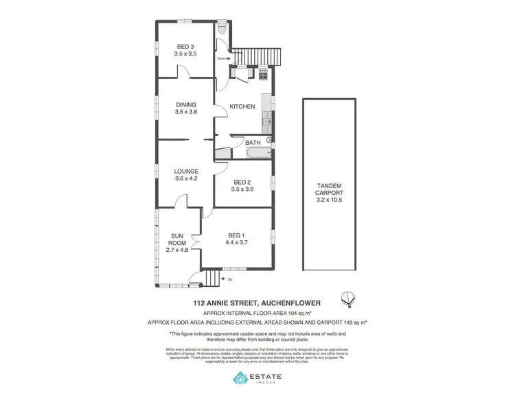 Floorplan of Homely house listing, 112 Annie Street, Auchenflower QLD 4066