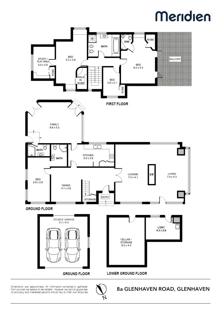 Floorplan of Homely house listing, 8a Glenhaven Road, Glenhaven NSW 2156