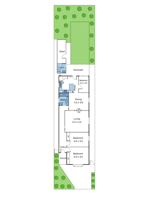 Floorplan of Homely house listing, 9 Maggie Street, Yarraville VIC 3013