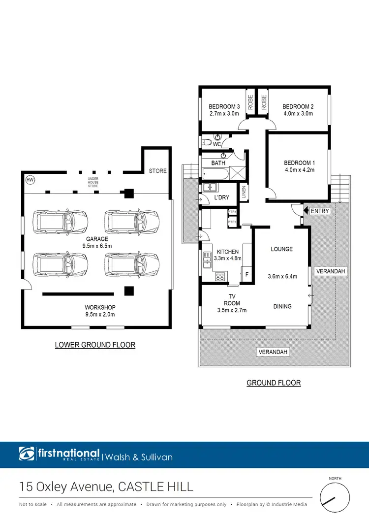 Floorplan of Homely house listing, 15 Oxley Ave, Castle Hill NSW 2154