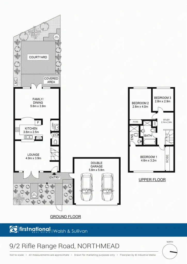 Floorplan of Homely townhouse listing, 9/2 Rifle Range Road, Northmead NSW 2152