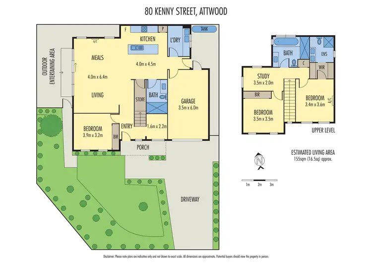 Floorplan of Homely townhouse listing, 80 Kenny Street, Attwood VIC 3049