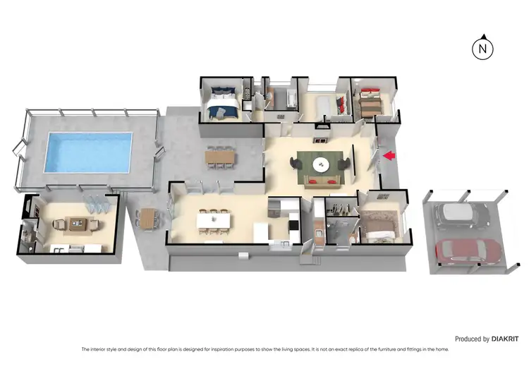 Floorplan of Homely house listing, 6 Michael Street, Rye VIC 3941