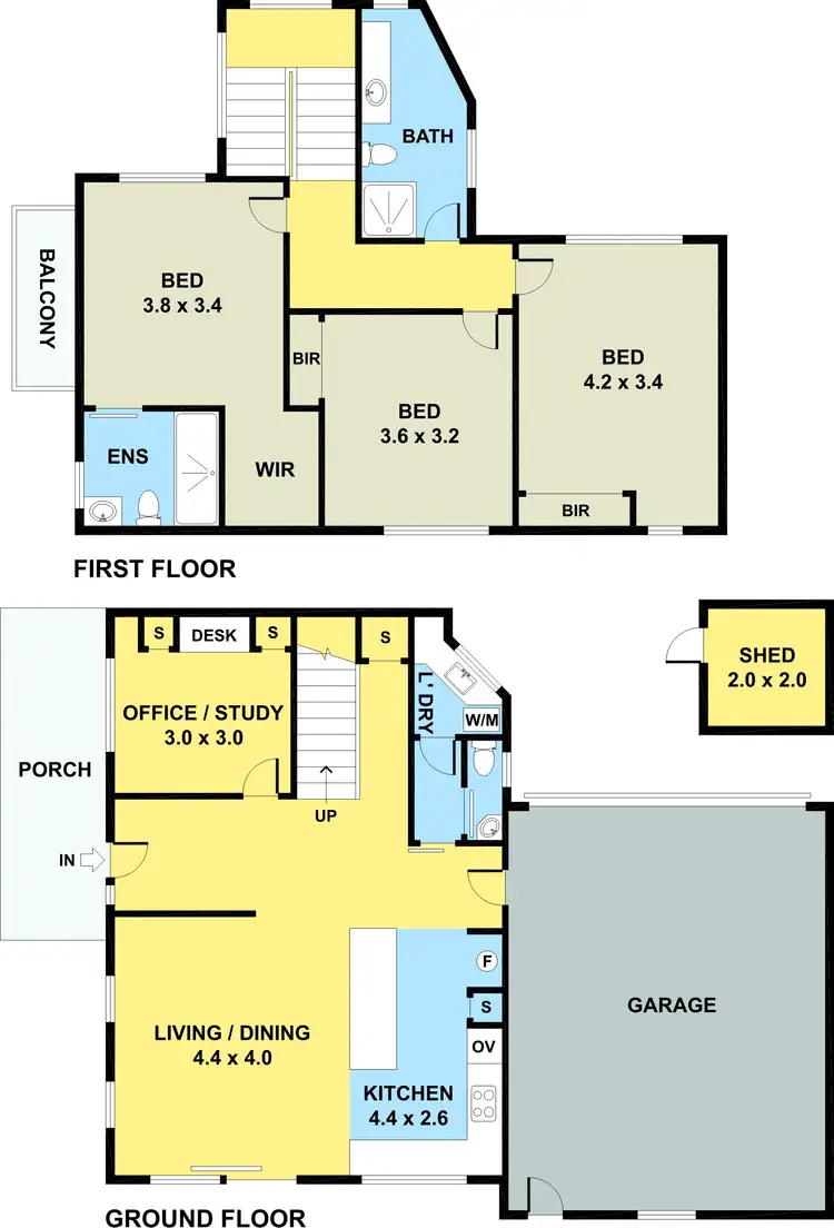 Floorplan of Homely unit listing, 1/11 Widford Street, Glenroy VIC 3046