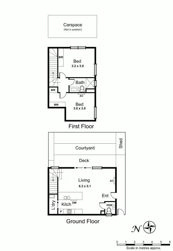 Floorplan of Homely townhouse listing, 7/22 Station Avenue, Mckinnon VIC 3204