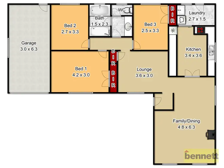 Floorplan of Homely house listing, 205 Spinks Road, Glossodia NSW 2756