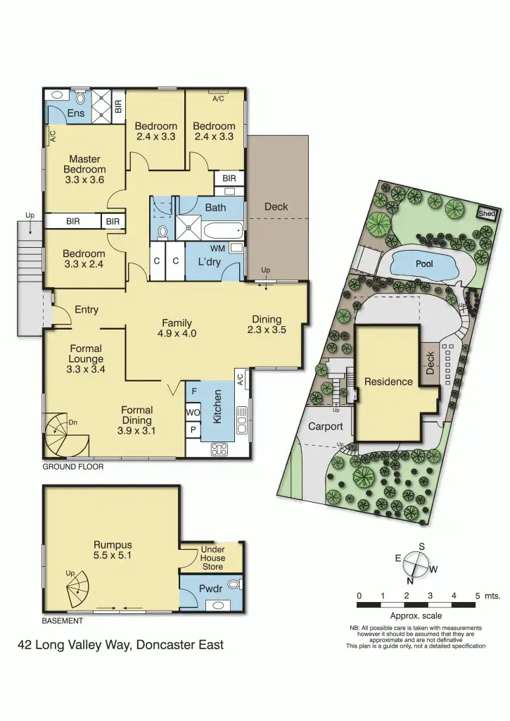 Floorplan of Homely house listing, 42 Long Valley Way, Doncaster East VIC 3109