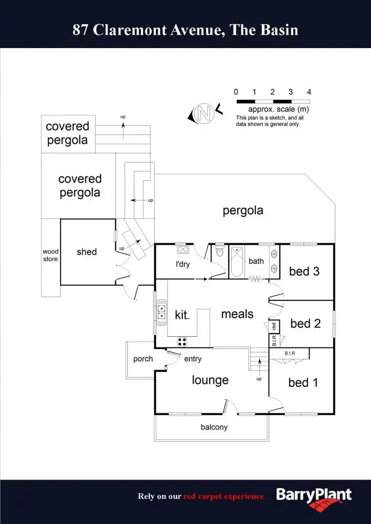 Floorplan of Homely house listing, 87 Claremont Avenue, The Basin VIC 3154