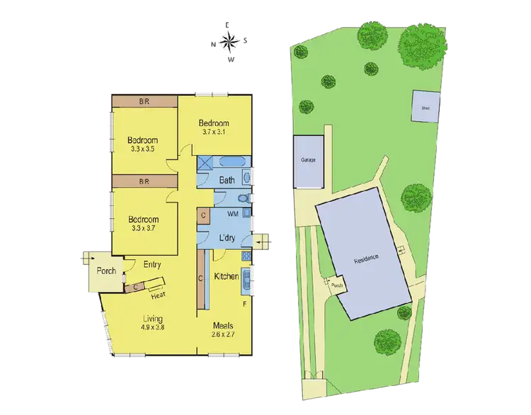 Floorplan of Homely house listing, 26 Heytesbury Street, Herne Hill VIC 3218