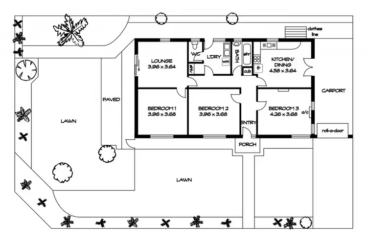 Floorplan of Homely house listing, 48a Balcombe Ave, Findon SA 5023