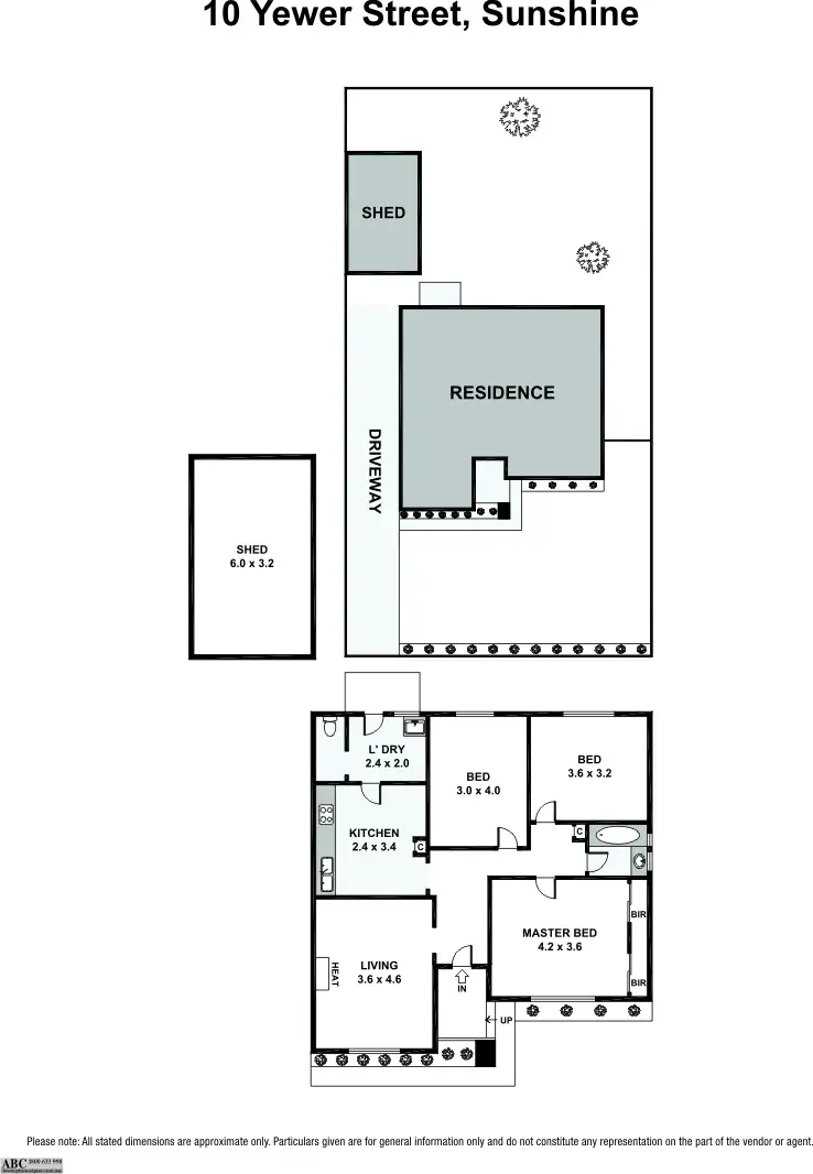Floorplan of Homely land listing, 10 Yewers Street, Sunshine VIC 3020