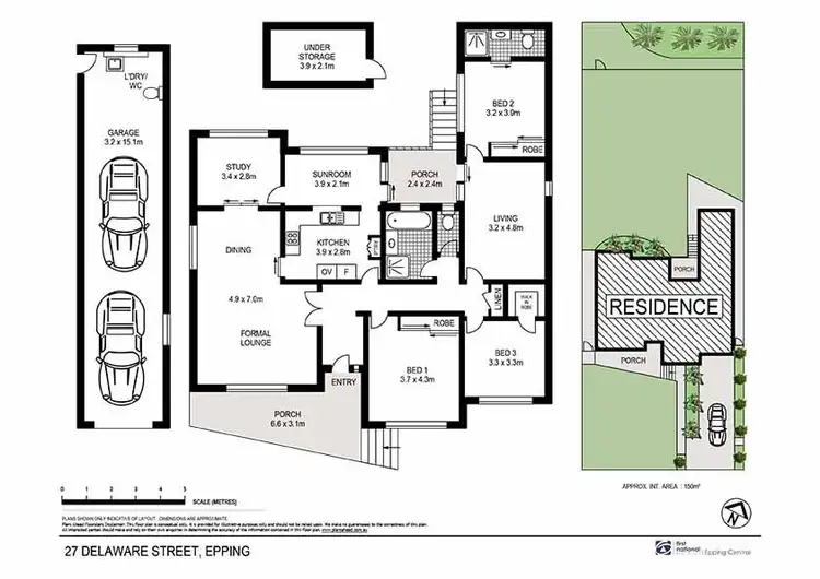 Floorplan of Homely house listing, 27 Delaware Street, Epping NSW 2121