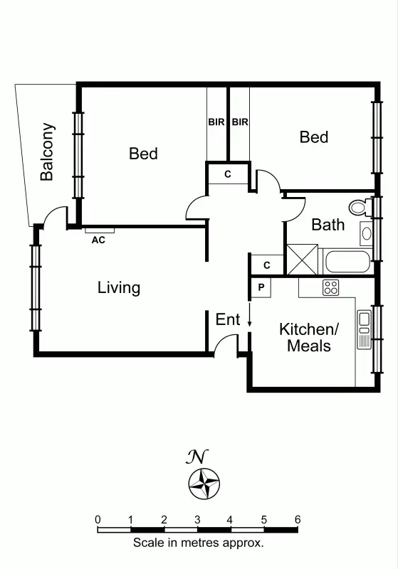 Floorplan of Homely apartment listing, 7/172 Wattletree Road, Malvern VIC 3144