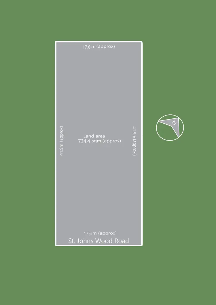 Floorplan of Homely land listing, 38 St Johns Wood Road, Blairgowrie VIC 3942