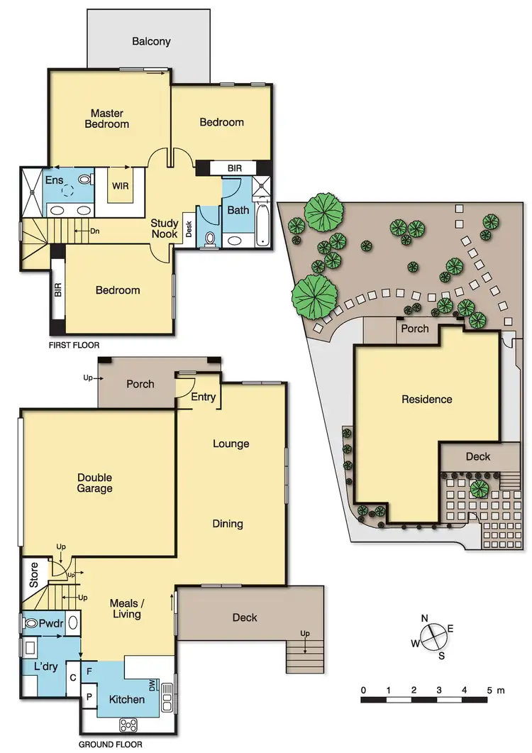 Floorplan of Homely townhouse listing, 1/1220 Main Road, Eltham VIC 3095