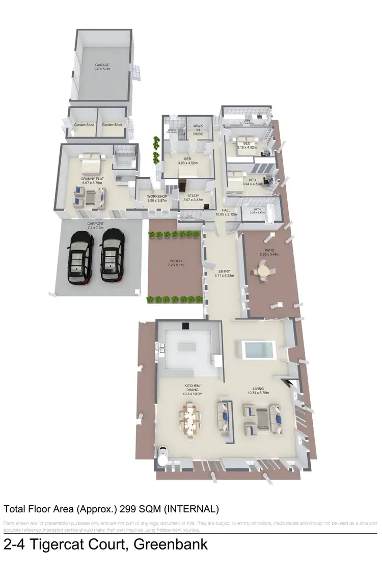 Floorplan of Homely house listing, 2-4 Tigercat Court, Greenbank QLD 4124