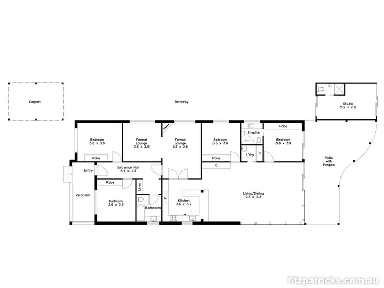 Floorplan of Homely house listing, 2 Richard Street, Wagga Wagga NSW 2650