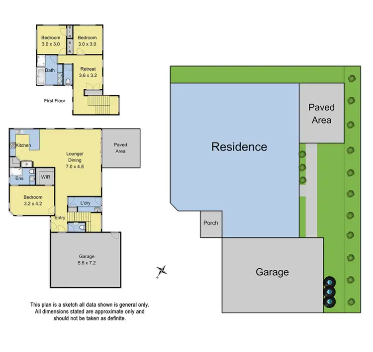 Floorplan of Homely townhouse listing, 2/11 Binbrook Drive, Croydon VIC 3136