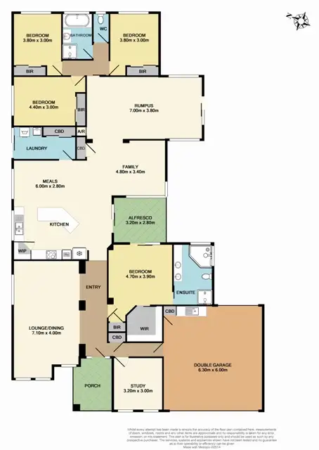 Floorplan of Homely house listing, 15 Cedarwood Crescent, Berwick VIC 3806